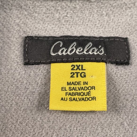 Cabelas Shacket Womens 2XL Plaid Gingham Blue Winter Outdoor Fall - Picture 4 of 7